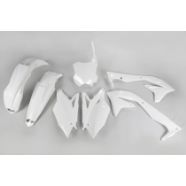 Kit plastiques - Blanc - UFO Kawasaki 450 KX-F 2018