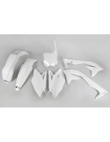 Kit plastiques - Blanc - UFO Kawasaki 450 KX-F 2018