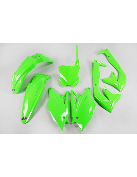 Kit plastiques - Néon Vert - UFO Kawasaki 450 KX-F 2018
