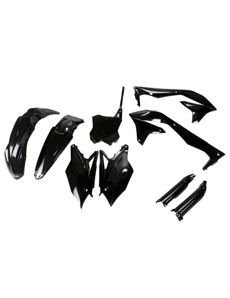 Kit plastiques complet - Noir - UFO Kawasaki 450 KX-F 2018-2018
