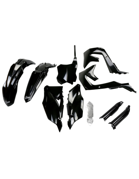 Kit plastiques complet - Noir - UFO Kawasaki 250 KX-F 2021-2024