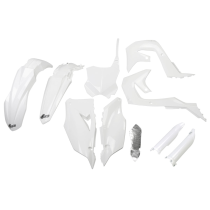 Kit plastiques complet - Blanc - UFO Kawasaki 250 KX-F 2021-2024