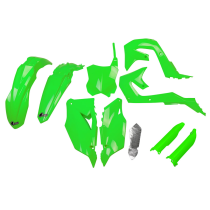 Kit plastiques complet - Néon Vert - UFO Kawasaki 250 KX-F 2021-2024