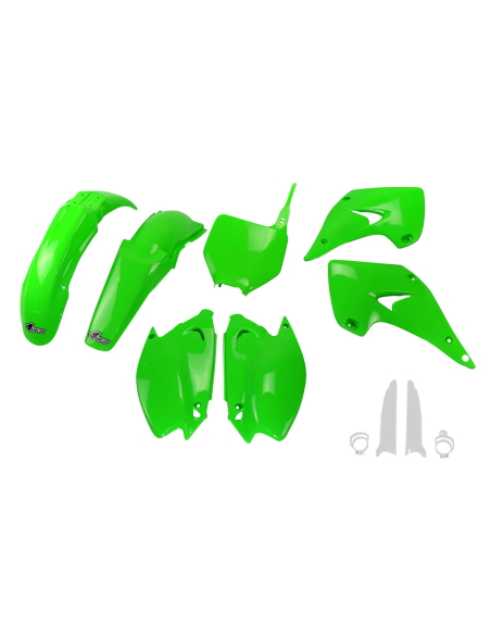 Kit plastiques complet - Vert - UFO Kawasaki 125 250 KX 2003