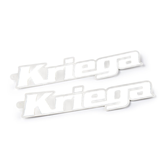 Autocollant KRIEGA Blanc x2
