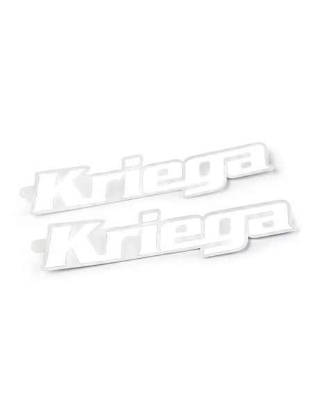 Autocollant KRIEGA Blanc x2