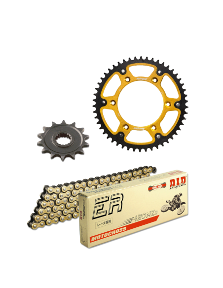 Kit chaine 420 Stealth DID-SUPERSPROX - KTM 65 SX 2011-16 - 420NZ