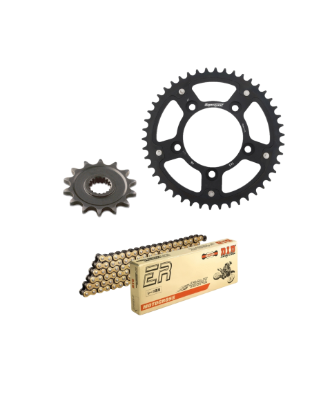 Kit chaine type origine 428 Stealth DID-SUPERSPROX - KTM 85 SX grandes roues 2018-