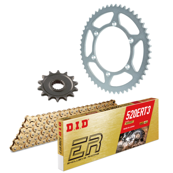 Kit chaine 520 alu DID - KTM 250 SXF - HUSQVARNA 250 FC après 2018 - 520ERT3