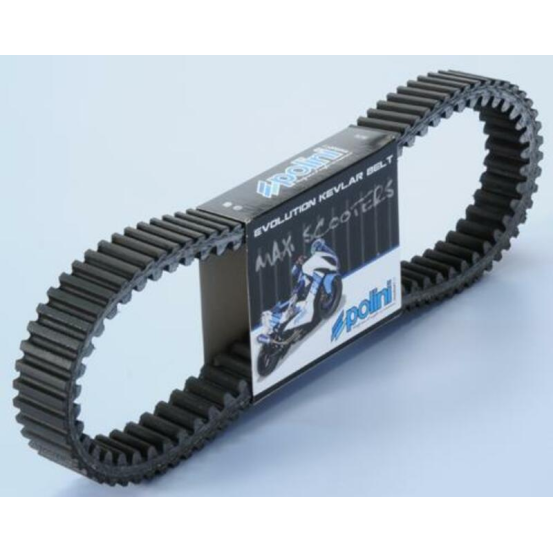 Courroie de transmission renforcée Kevlar POLINI Benelli/Italjet/Malaguti/MBK/Yamaha 125/150cc