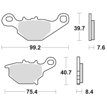 Plaquettes de frein BRAKING 905CM44