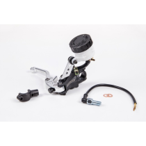 Maître-cylindre radial de frein BRAKING coulé, levier repliable (avec réservoir) Ø 19mm