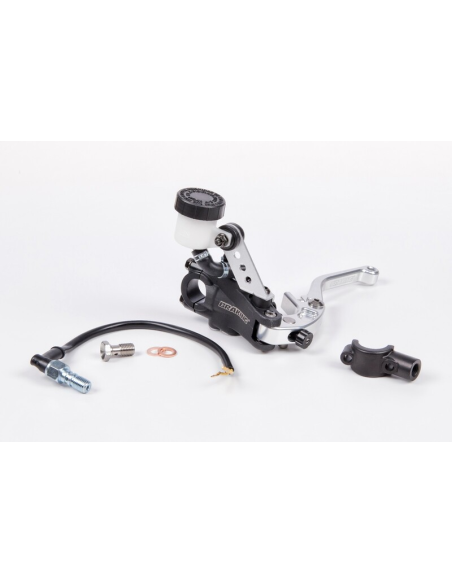 Maître-cylindre radial d'embrayage BRAKING coulé, levier repliable (avec réservoir) Ø 16mm