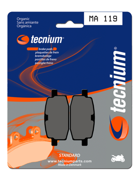 Plaquettes de frein avant TECNIUM MA 119