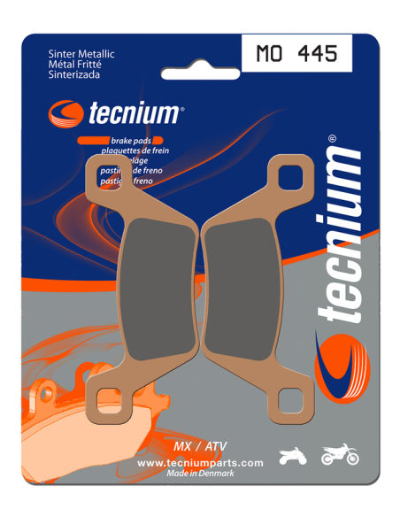 Plaquettes de frein avant TECNIUM MO 445