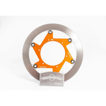 Disque de frein BERINGER Aeronal inox flottant orange 254mm - KT5LGOMMI