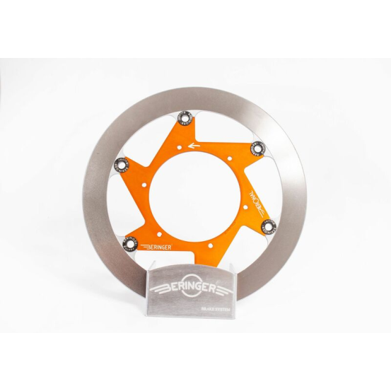 Disque de frein BERINGER Aeronal inox flottant orange 254mm - KT5LGOMMI