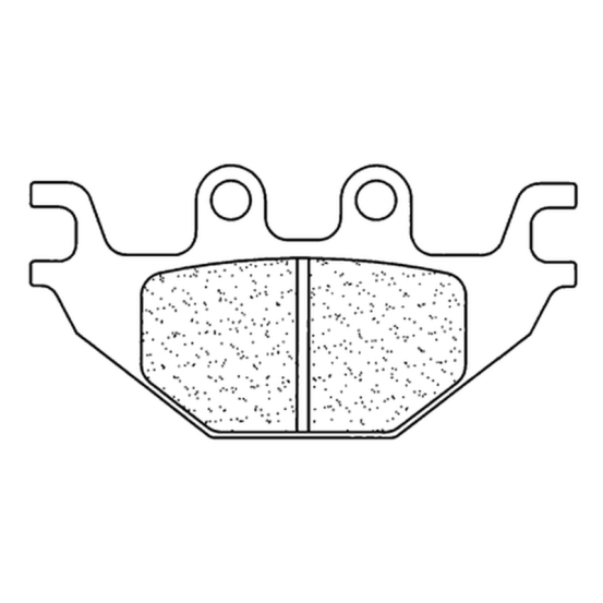 Plaquettes de frein arrière CL BRAKES - X59 métal fritté motocross