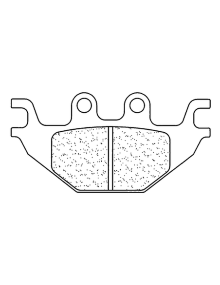 Plaquettes de frein arrière CL BRAKES - X59 métal fritté motocross