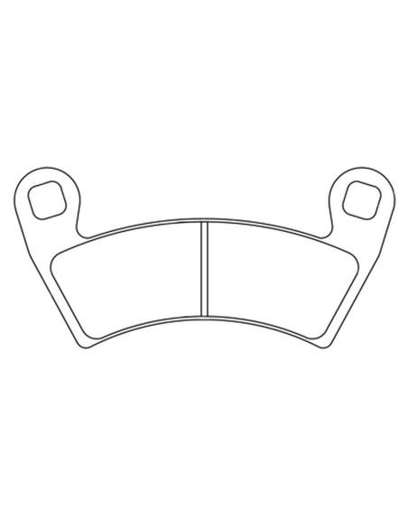 Plaquettes de frein avant ou arrière CL BRAKES - ATV1 métal fritté quad