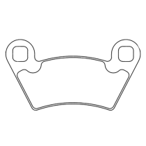 Plaquettes de frein avant ou arrière CL BRAKES - ATV1 métal fritté quad