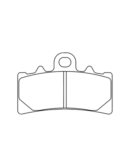 Plaquettes de frein avant CL BRAKES - XBK5 métal fritté route / racing