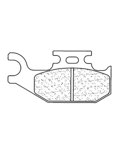 Plaquettes de frein avant ou arrière CL BRAKES - ATV1 métal fritté quad