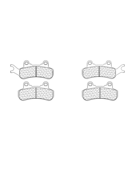 Plaquettes de frein avant ou arrière CL BRAKES - ATV1 métal fritté quad