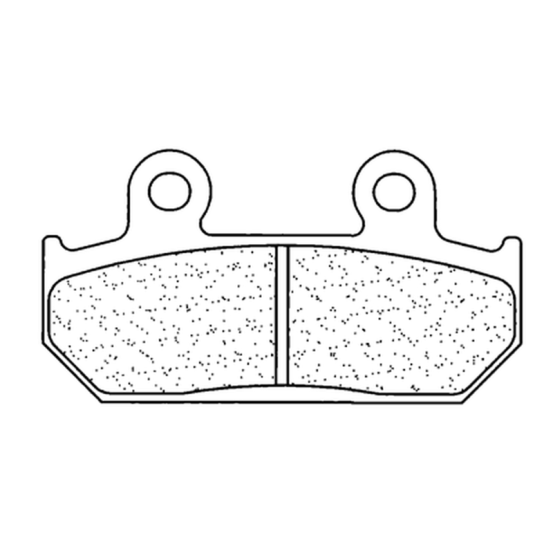 Plaquettes de frein avant CL BRAKES - C60 Utilisation racing uniquement