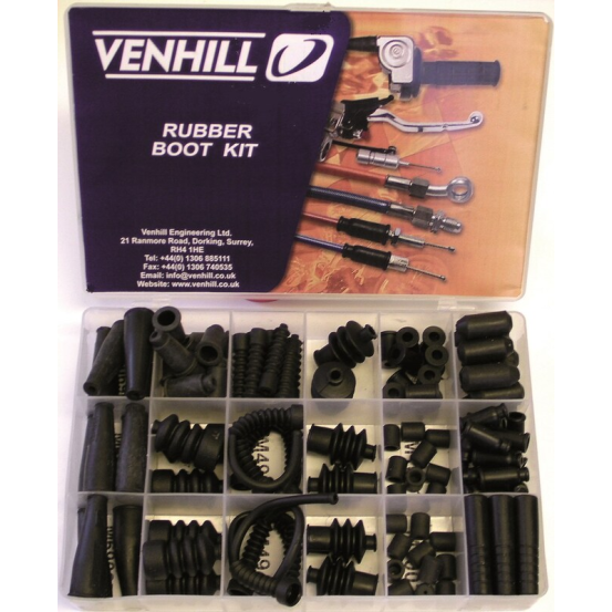Coffret accessoires cables VENHILL butée de gaine avec régleur de cable
