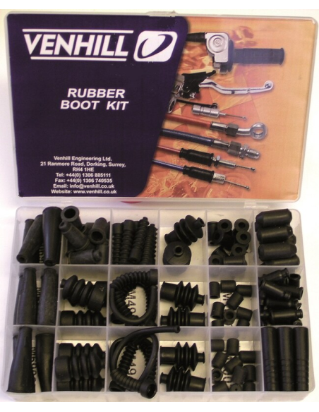 Coffret accessoires cables VENHILL butée de gaine avec régleur de cable