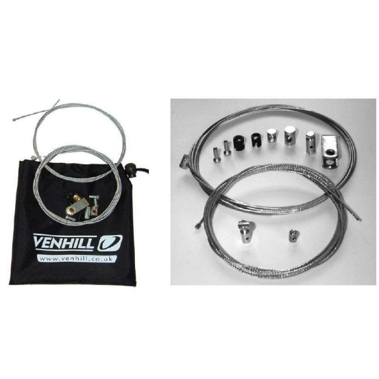 Kit cables réparation route (embrayage + gaz avec sac en nylon) VENHILL