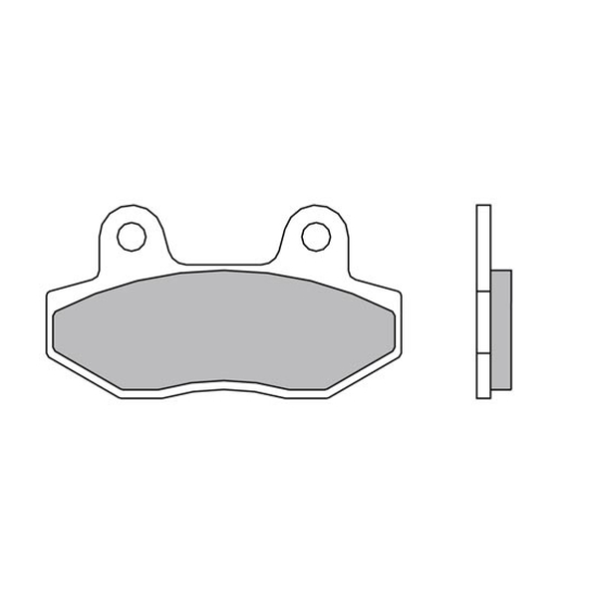 Plaquettes de frein BREMBO Scooter carbone céramique - 07080CC