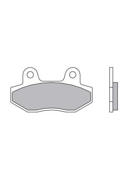 Plaquettes de frein BREMBO Scooter carbone céramique - 07080CC