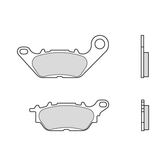 Plaquettes de frein arrière BREMBO 07114CC carbone céramique