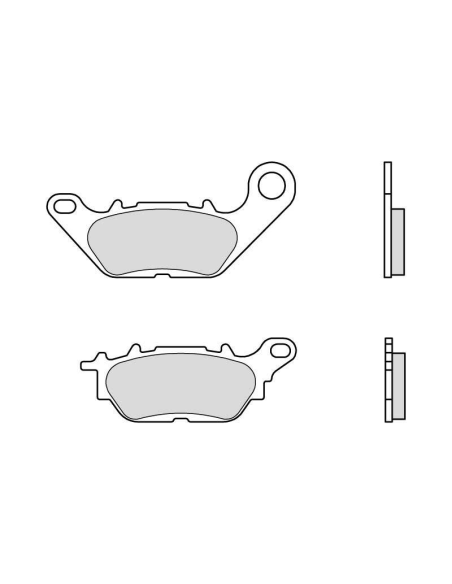 Plaquettes de frein arrière BREMBO 07114CC carbone céramique
