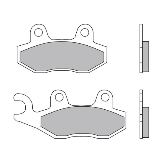 Plaquettes de frein BREMBO route métal fritté - 07YA21LA