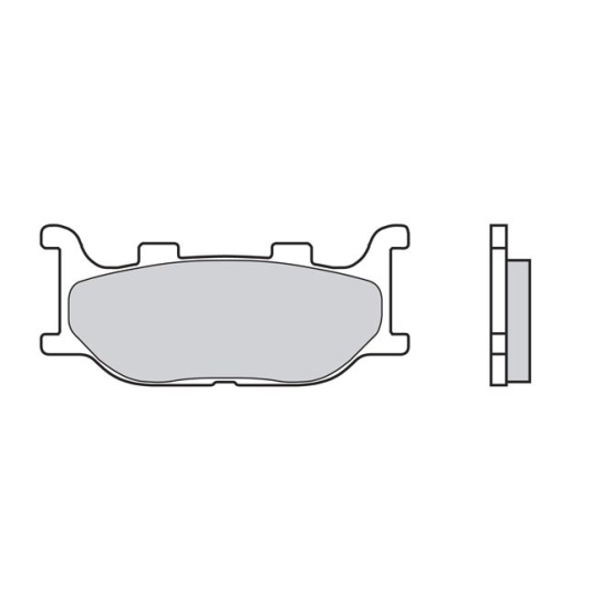 Plaquettes de frein BREMBO route métal fritté - 07YA34LA