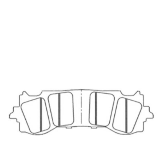Plaquettes de frein NISSIN Route-Sport métal fritté - 2P-374ST