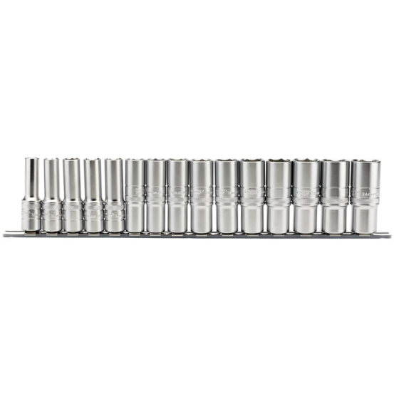Jeu de 15 douilles longues 1/2 DRAPER