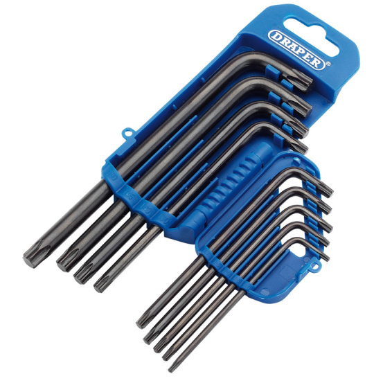 Jeu de 9 clés mâles DRAPER Torx longues