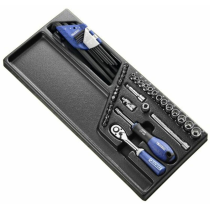 Module d'outils EXPERT Douilles et cliquets 1/4