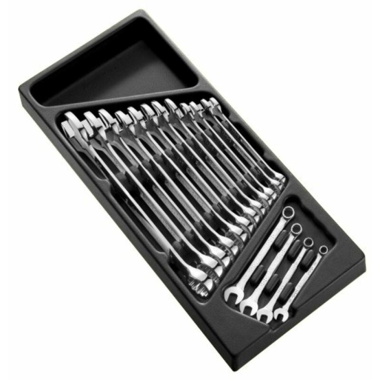 Module d'outils EXPERT 16 clés plates 6 à 24mm