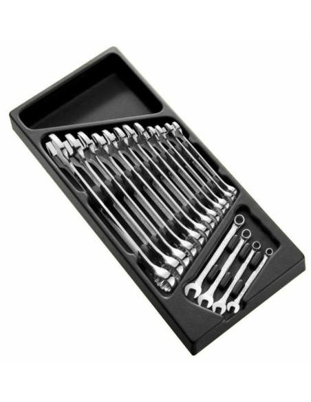 Module d'outils EXPERT 16 clés plates 6 à 24mm