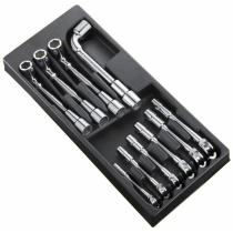 Module d'outils EXPERT 10 clés à pipe 6 pans