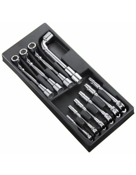 Module d'outils EXPERT 10 clés à pipe 6 pans