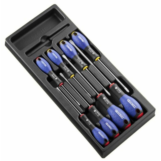 Module d'outils EXPERT 8 tournevis plats/cruciformes