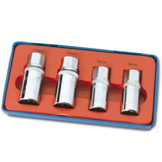 Coffret de 4 démontes goujons 6, 8, 10 et 12 mm