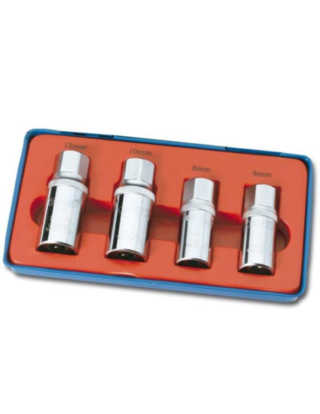 Coffret de 4 démontes goujons 6, 8, 10 et 12 mm
