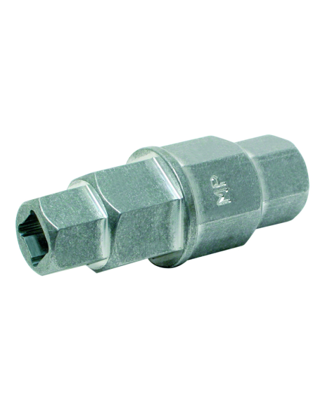 Multi-douille male 3/8 17-19-22 et 24 mm aluminium